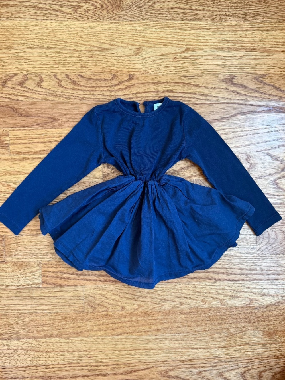 Oeuf Onesie Twirl Dress | Navy